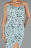 Long Mint Scaly Evening Dress ABU6503