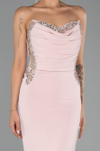 Long Powder Color Mermaid Prom Dress ABU6505