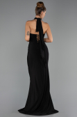 Long Black Plus Size Evening Dress ABU6539