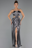 Long Anthracite Prom Gown ABU6127