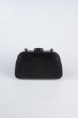 Black Patterned Night Bag SH839