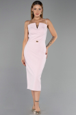 Midi Powder Color Cocktail Dress ABK2687
