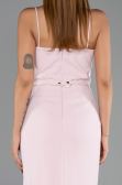 Midi Powder Color Cocktail Dress ABK2687