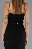 Midi Black Cocktail Dress ABK2687