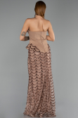 Long Copper Scaly Evening Dress ABU5919