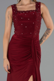 Long Burgundy Evening Dress ABU6552