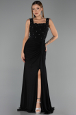 Long Black Evening Dress ABU6552