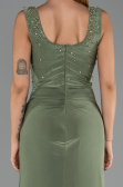 Long Oil Green Evening Dress ABU6552
