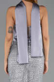 Long Anthracite Beaded Plus Size Evening Dress ABU6258