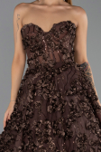 Long Brown Evening Dress ABU6408
