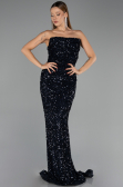 Long Navy Blue Evening Dress ABU6439