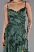 Long Green Plus Size Prom Dress ABU6558