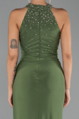 Long Oil Green Evening Dress ABU5422