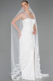 White Wedding Veil ABK06