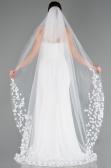 White Wedding Veil ABK06
