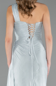 Long Mint Chiffon Prom Gown ABU6511