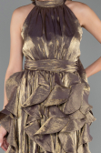 Long Olive Drab Evening Dress ABU6571