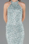 Long Mint Dantelle Prom Gown ABU6578