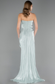 Long Mint Chiffon Plus Size Evening Dress ABU6582