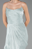 Long Mint Chiffon Plus Size Evening Dress ABU6582