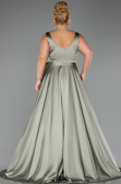 Long Satin Formal Plus Size Dress ABU6576