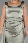 Long Satin Formal Plus Size Dress ABU6576