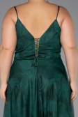 Long Emerald Green Plus Size Prom Dress ABU6558