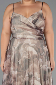 Long Mink Plus Size Prom Dress ABU6558