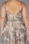 Long Mink Plus Size Prom Dress ABU6558