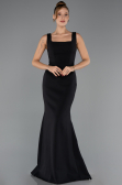 Long Black Mermaid Evening Gown ABU6591