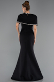 Long Black Mermaid Evening Gown ABU6591