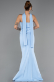 Long Light Blue Mermaid Evening Gown ABU6575