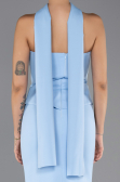 Long Light Blue Mermaid Evening Gown ABU6575