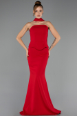 Long Red Mermaid Evening Gown ABU6575