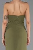 Long Olive Drab Evening Dress ABU6374
