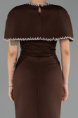 Long Brown Mermaid Evening Gown ABU6591