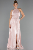 Long Powder Color Chiffon Prom Gown ABU6594