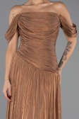 Long Copper Chiffon Prom Gown ABU6602