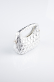 Silver Leather Night Bag KC410