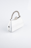 Silver Laser Cut Evening Bag KC711