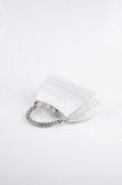 Silver Laser Cut Evening Bag KC711