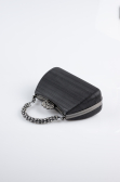 Black Laser Cut Evening Bag KC711