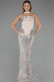 Long Beige Mermaid Prom Dress ABU6620