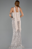 Long Beige Mermaid Prom Dress ABU6620