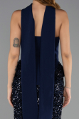 Long Navy Blue Mermaid Prom Dress ABU6620