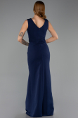Long Navy Blue Evening Dress ABU6524