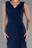 Long Navy Blue Evening Dress ABU6524