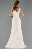 Long Beige Evening Dress ABU6552