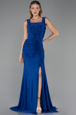 Long Sax Blue Evening Dress ABU6552