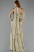 Long Pistachio Green Chiffon Evening Dress ABU6532